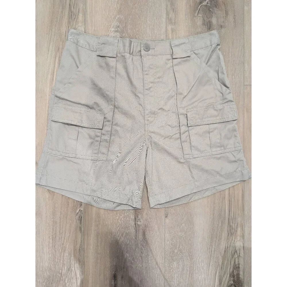 Weekenders Khaki Cargo Fishing Shorts Men's 34!